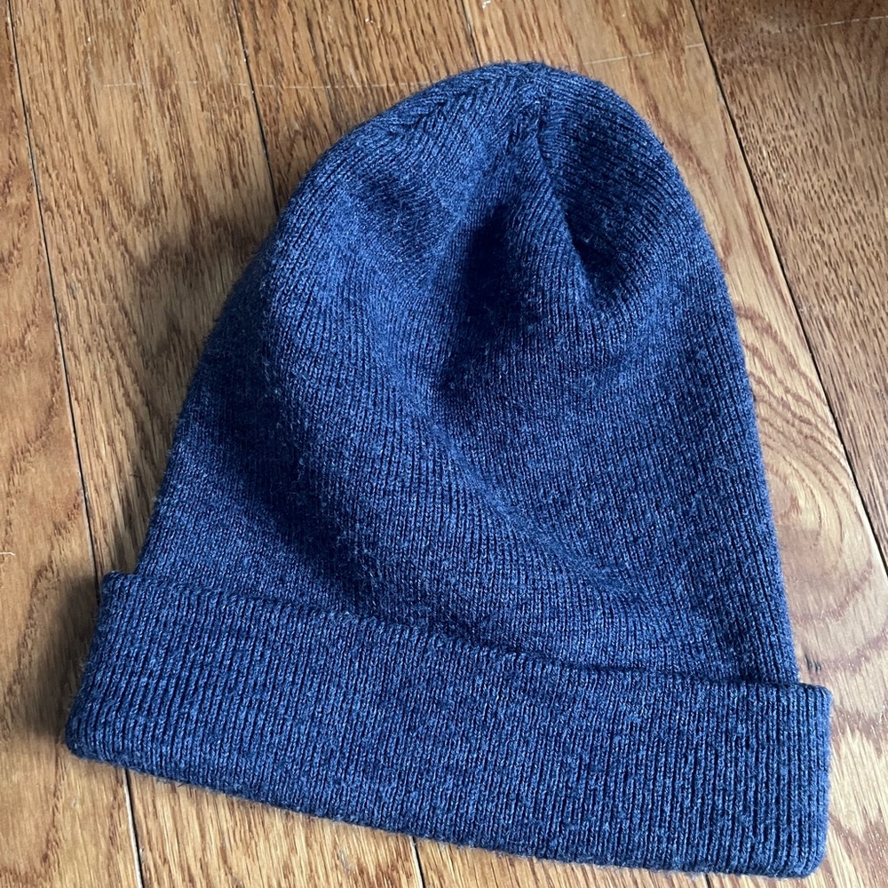 Blue Knit Beanie